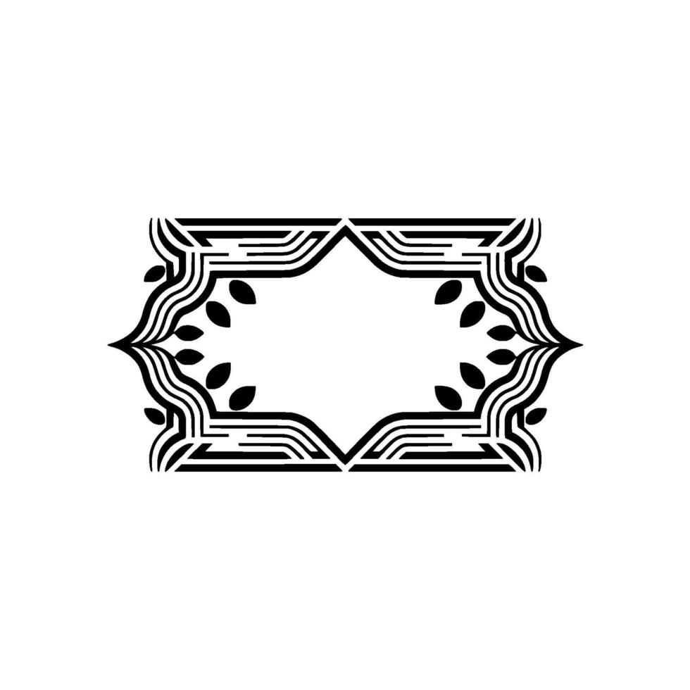 Art Deco Frame, Elegant Ornament, Vintage , Minimalist Background, Geometric vector