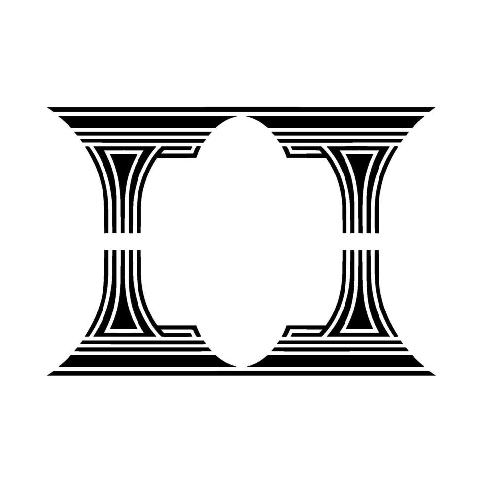 Geometric Symmetry, Minimalist , Balanced Composition vector
