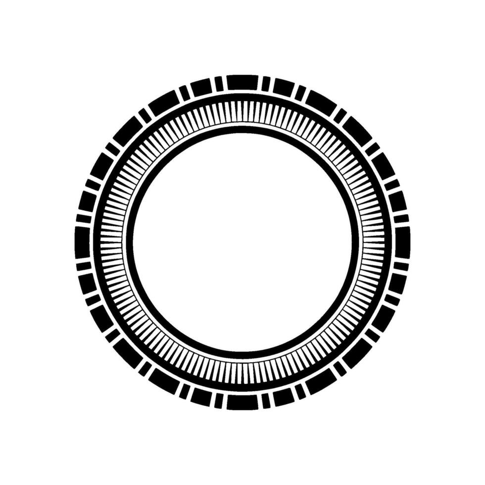 Geometric Circle Frame, Minimalist , Modern, Abstract vector