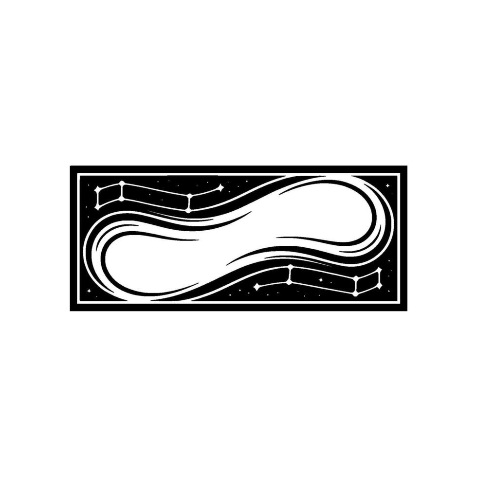 Celestial Swirl Vintage Constellation vector
