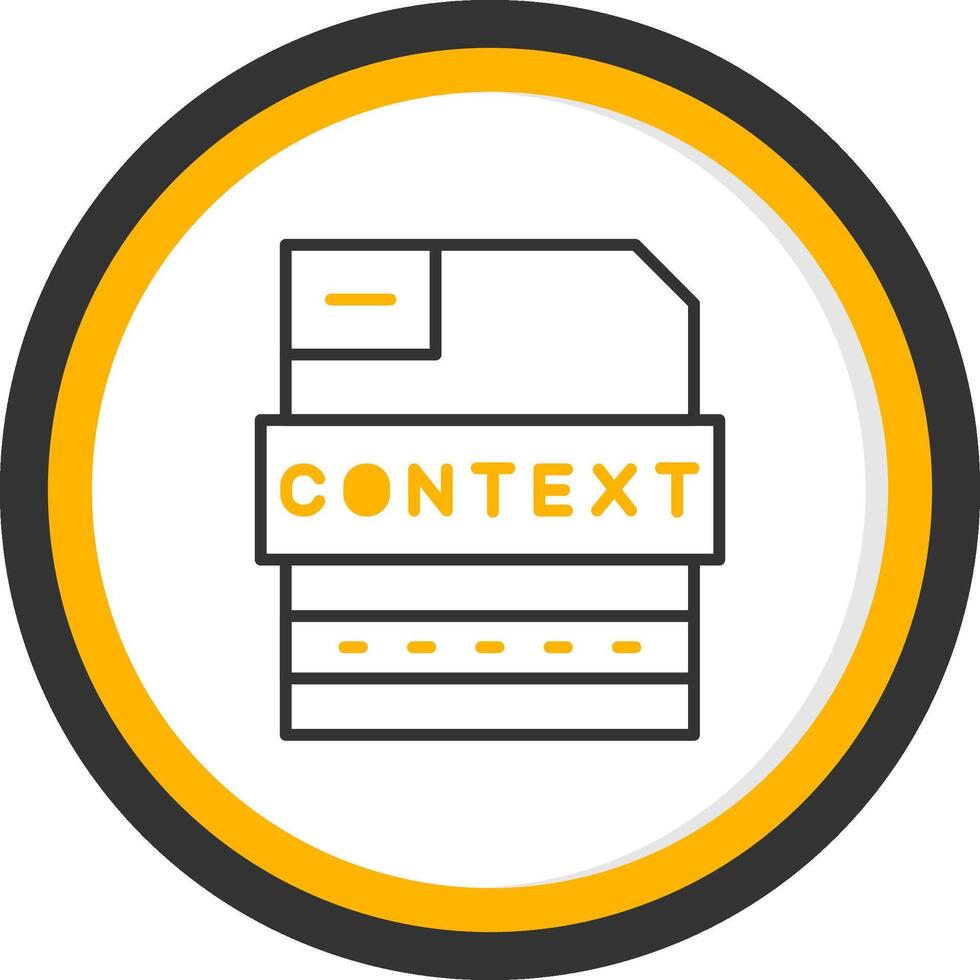 Sensitive File Context Integrity Line Two Color Circle vector