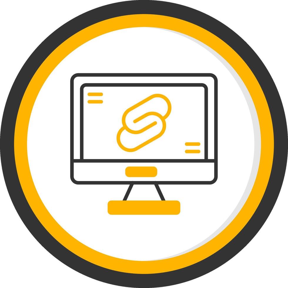 Svelte Reactive Component Icon Line Two Color Circle vector