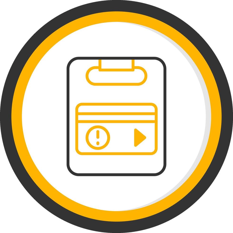 Debt Consolidation Strategy Line Two Color Circle vector