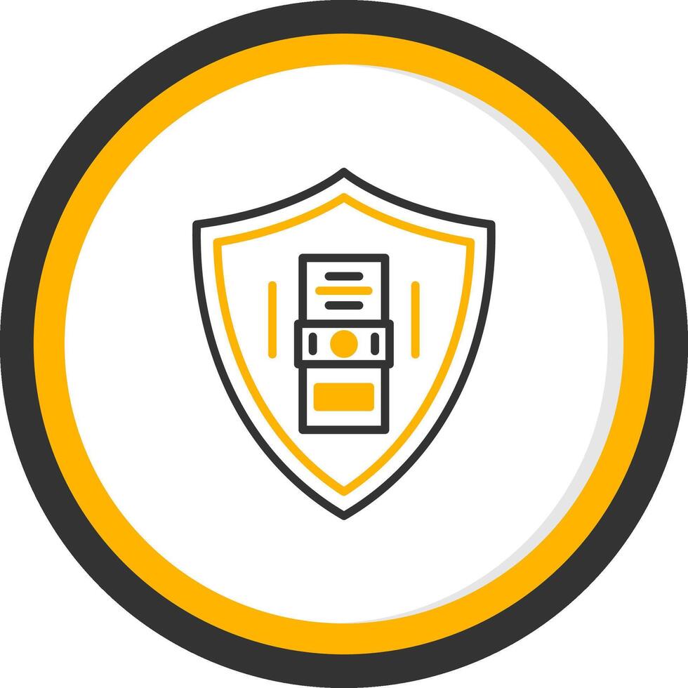 legado software sistema revisión línea dos color circulo vector