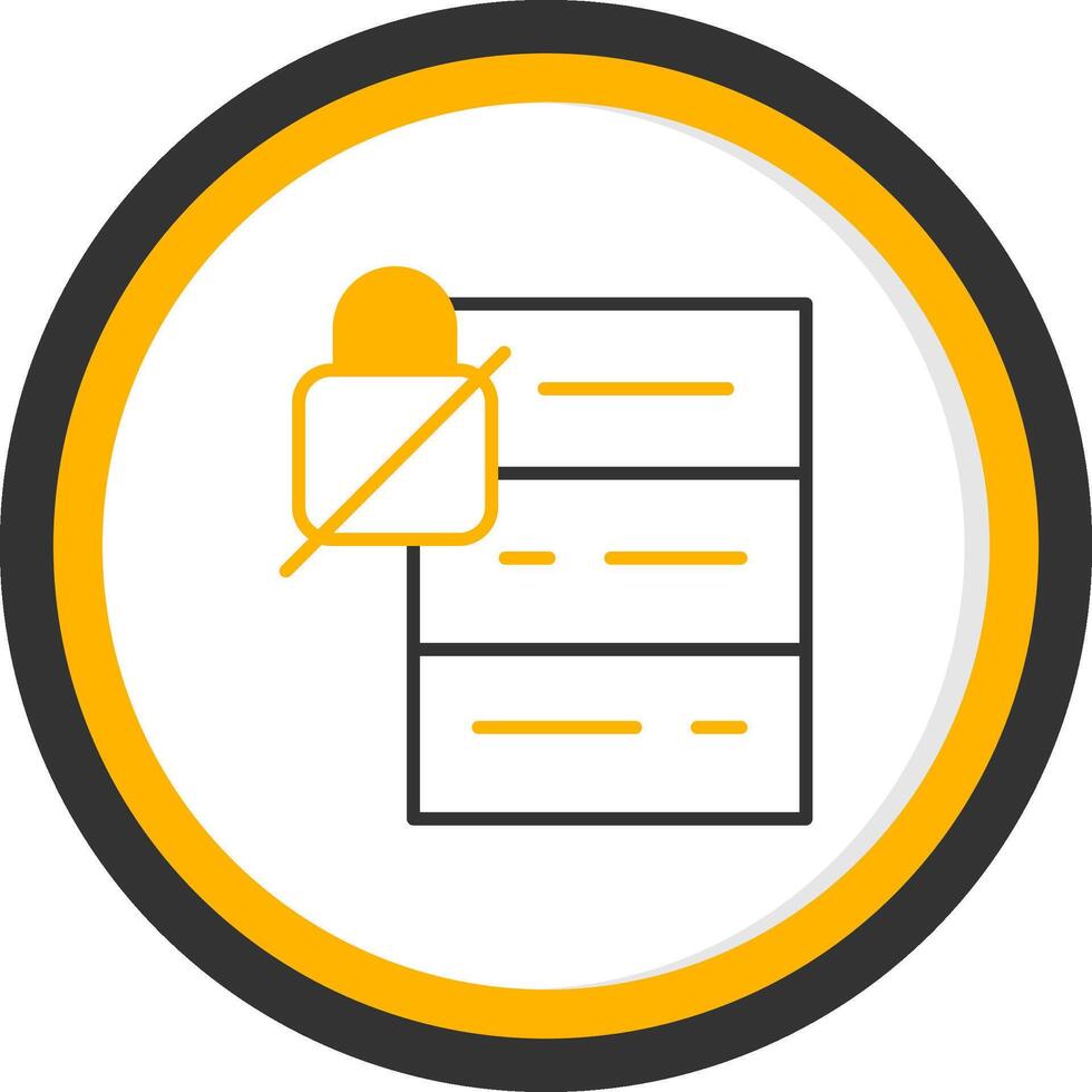 punto muerto detectado en proceso línea dos color circulo vector