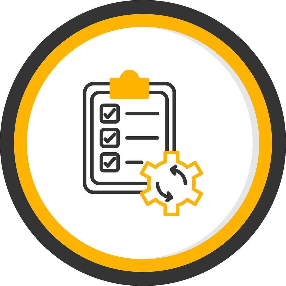 Failed Dependency Error Line Two Color Circle vector