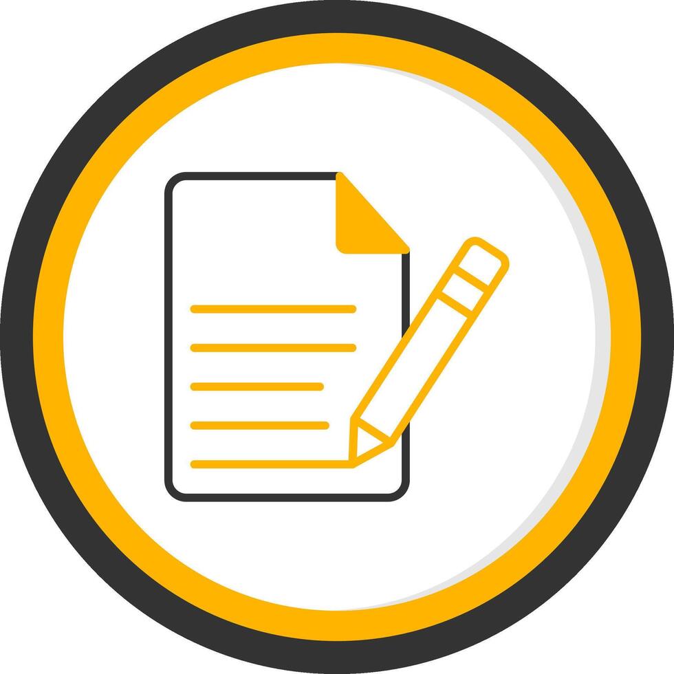 Web Manifest Config File Line Two Color Circle vector