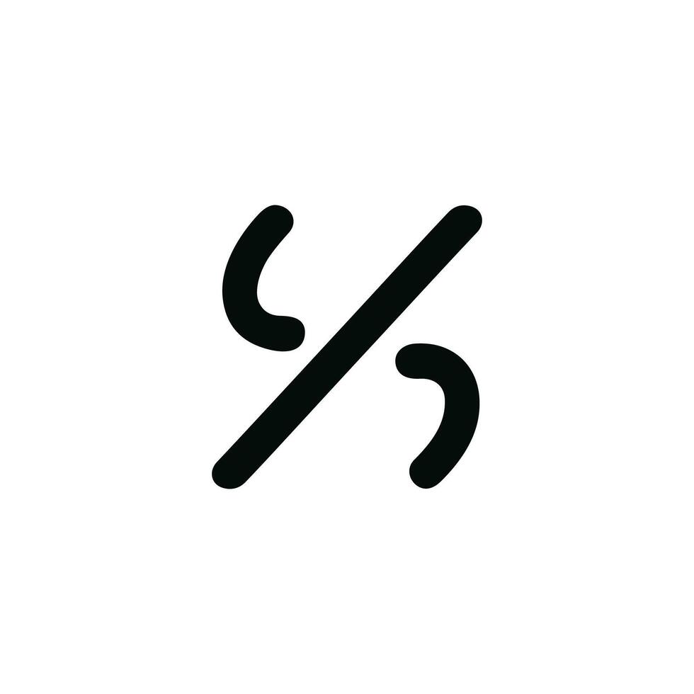 Minimalist Line Flow Wind Air Current Weather Element Icon Symbol vector