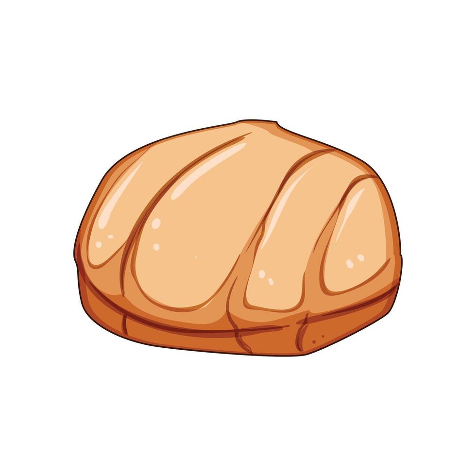 biscuit sugar cookie cartoon illustration vector