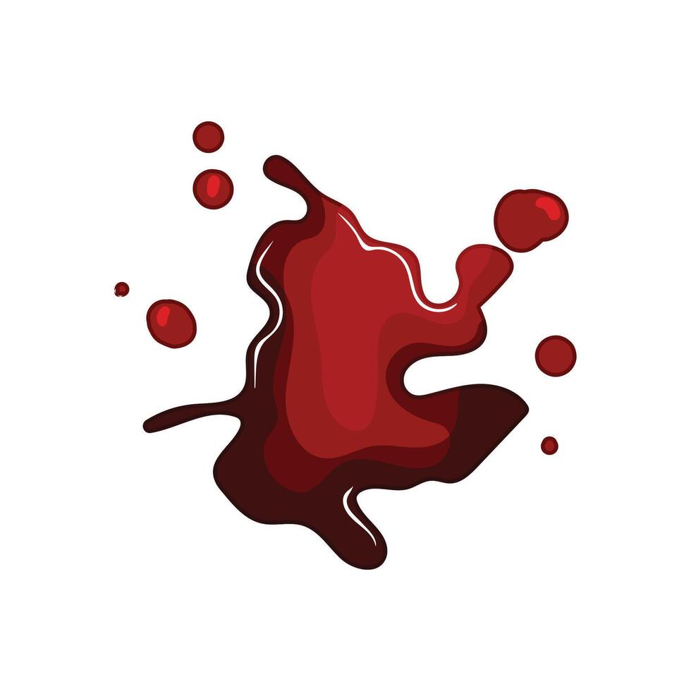 blood analysis stain cartoon item vector