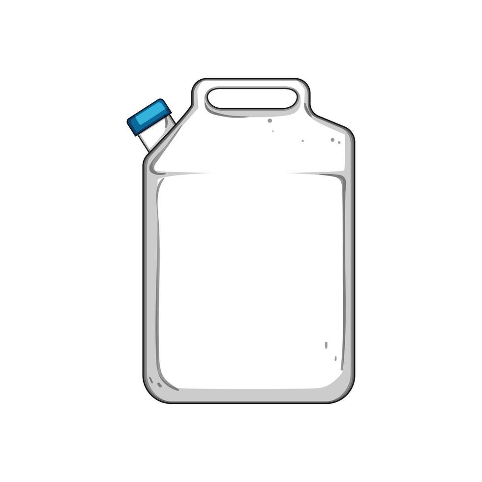 canister container plastic cartoon illustration vector