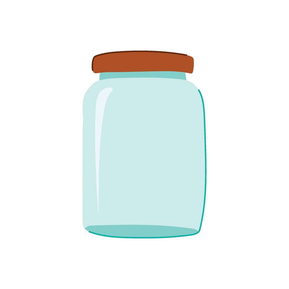 coffee grounds jar cartoon element vector