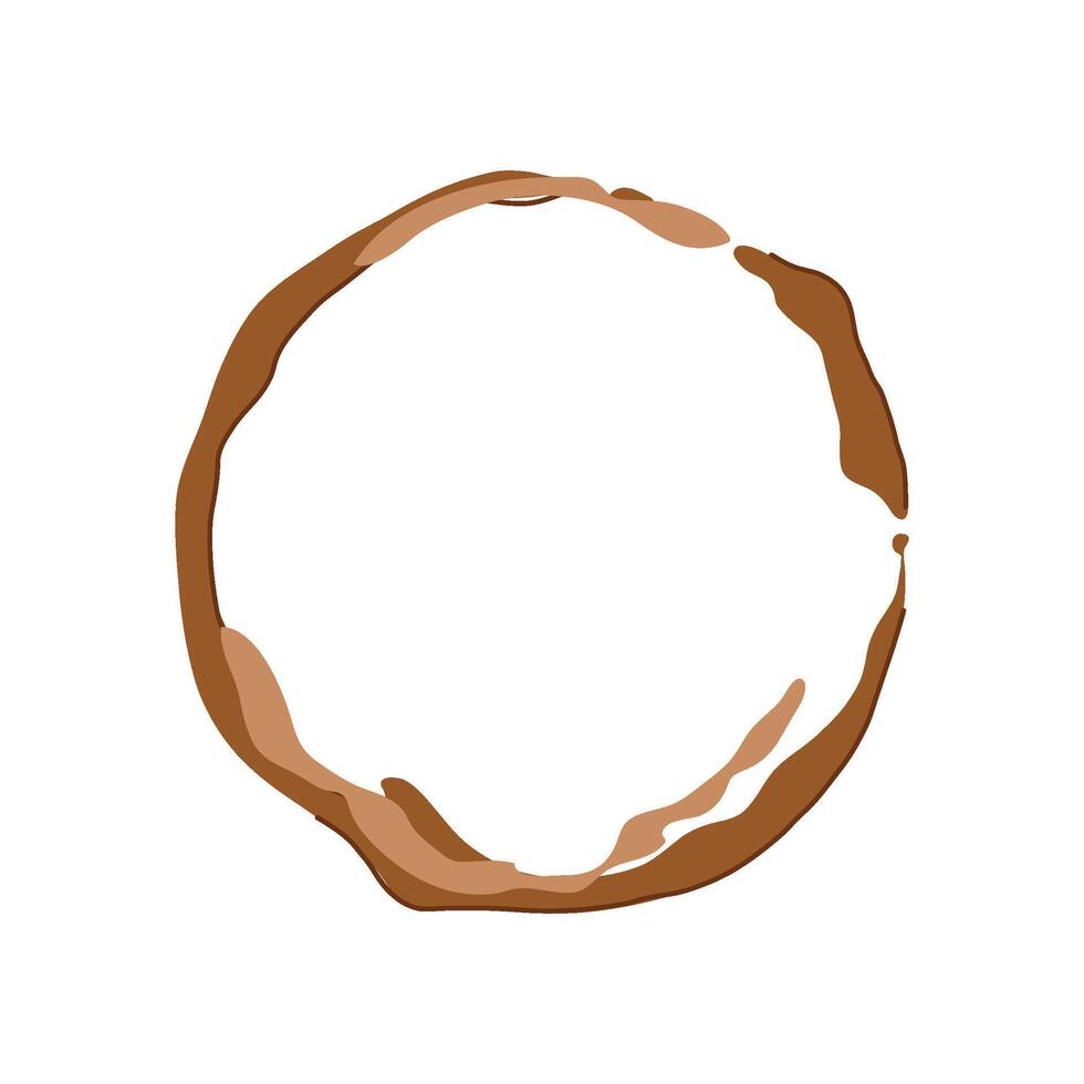 coffee detergent stain cartoon element vector