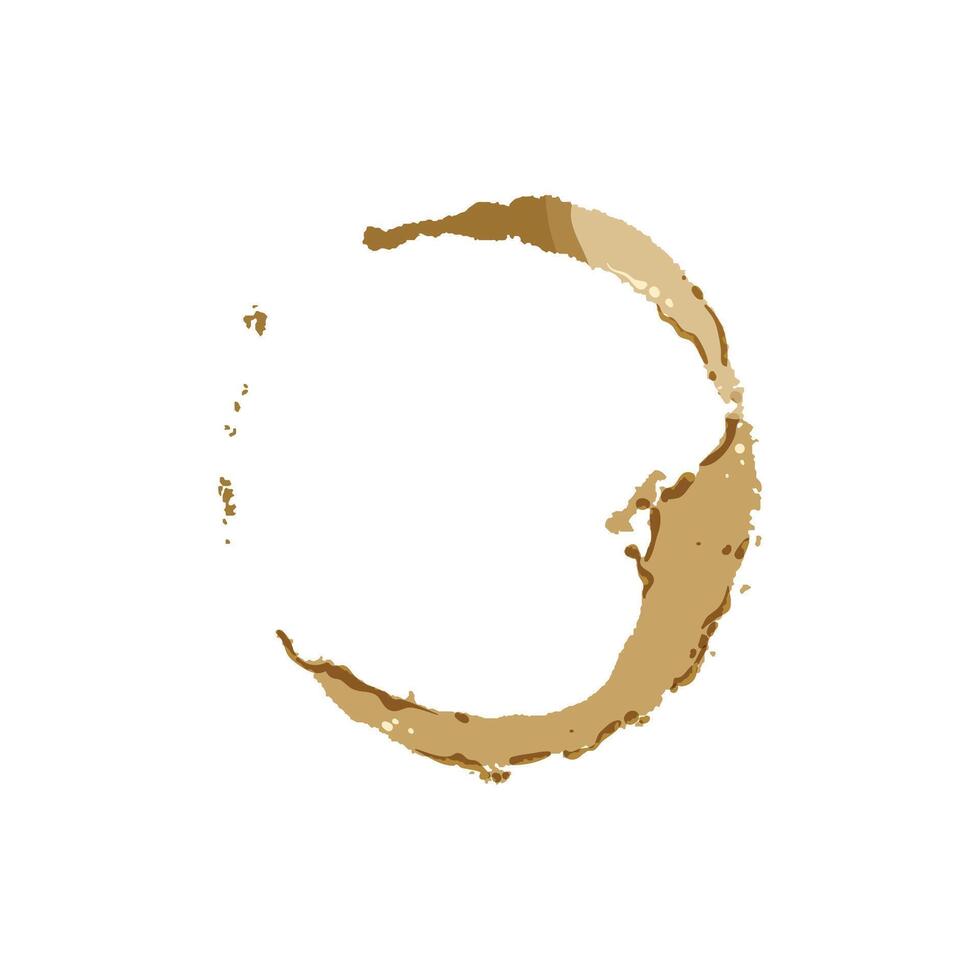 coffee vinegar stain cartoon element vector
