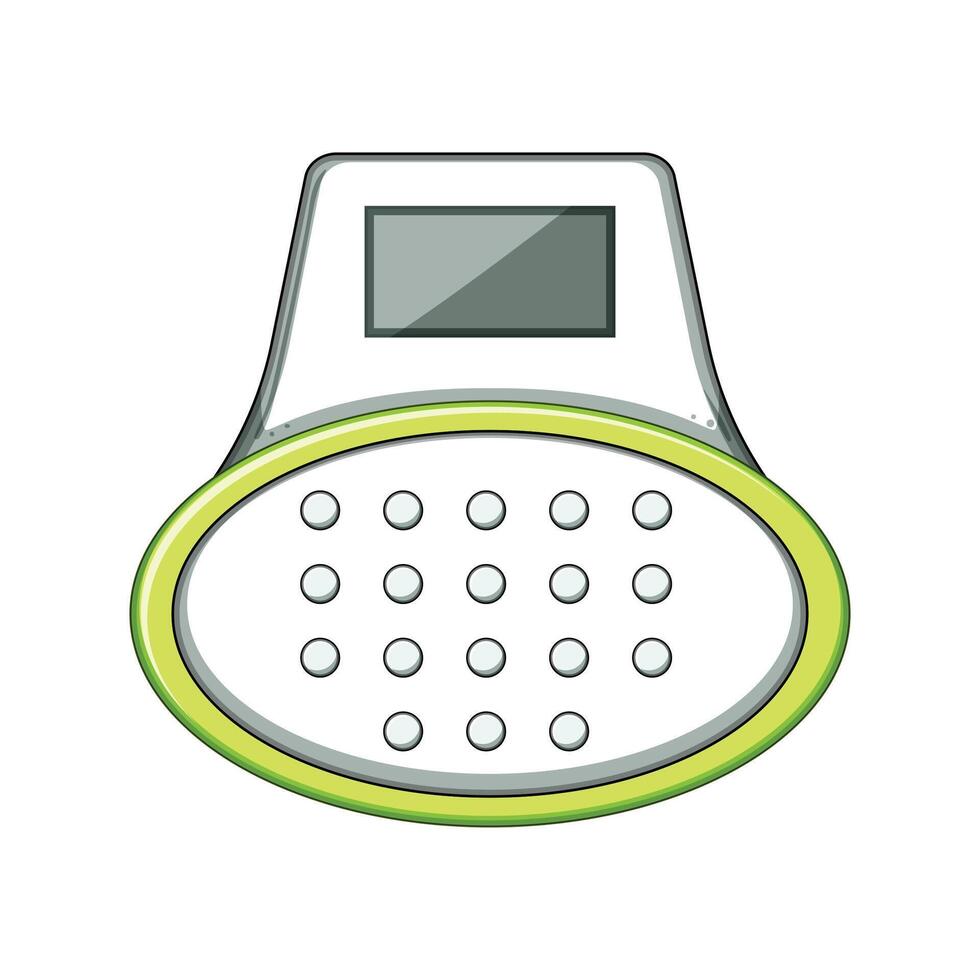digital online bookmark cartoon illustration vector