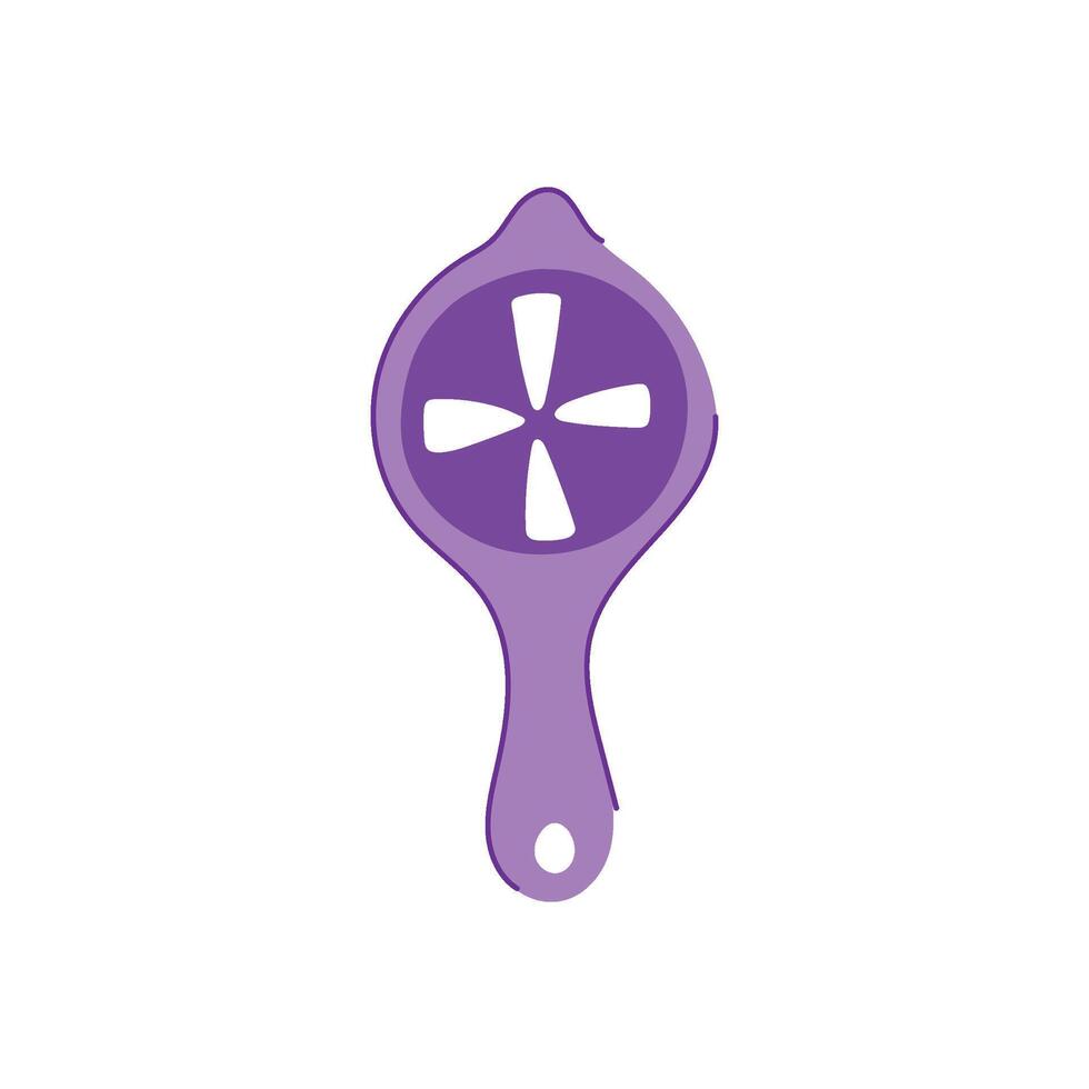 egg easy separator tool cartoon illustration vector