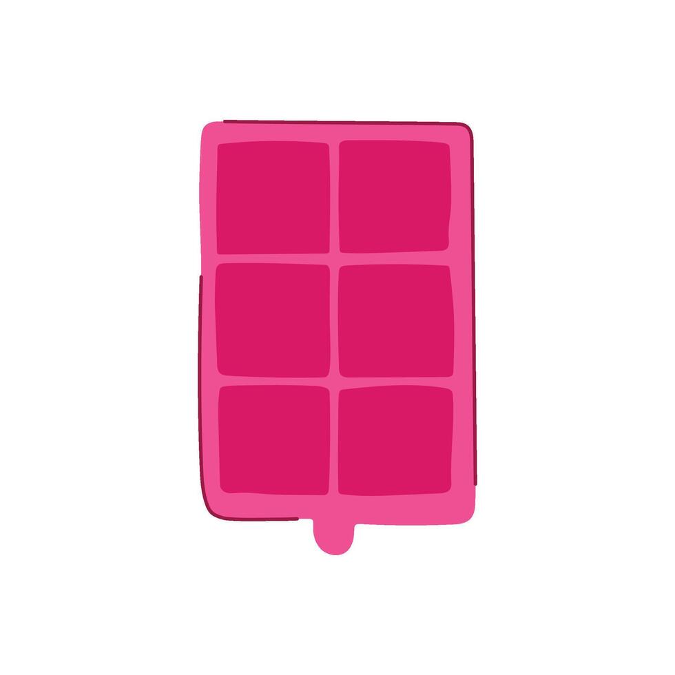 fresh compact herb freezing tray cartoon vector