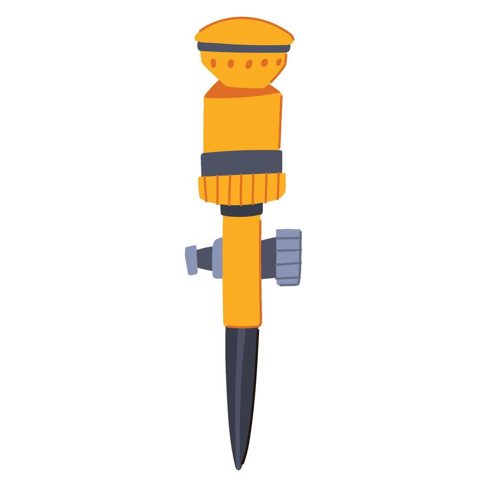 garden coverage sprinkler cartoon illustration vector