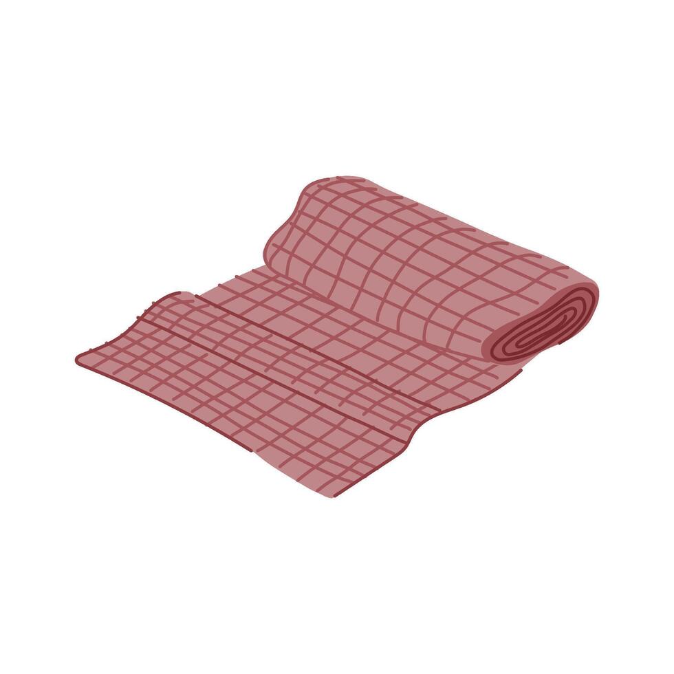 gauze sterile roll cartoon illustration vector