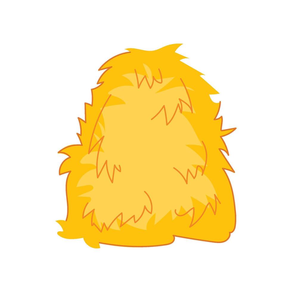 haystack needle cartoon illustration vector