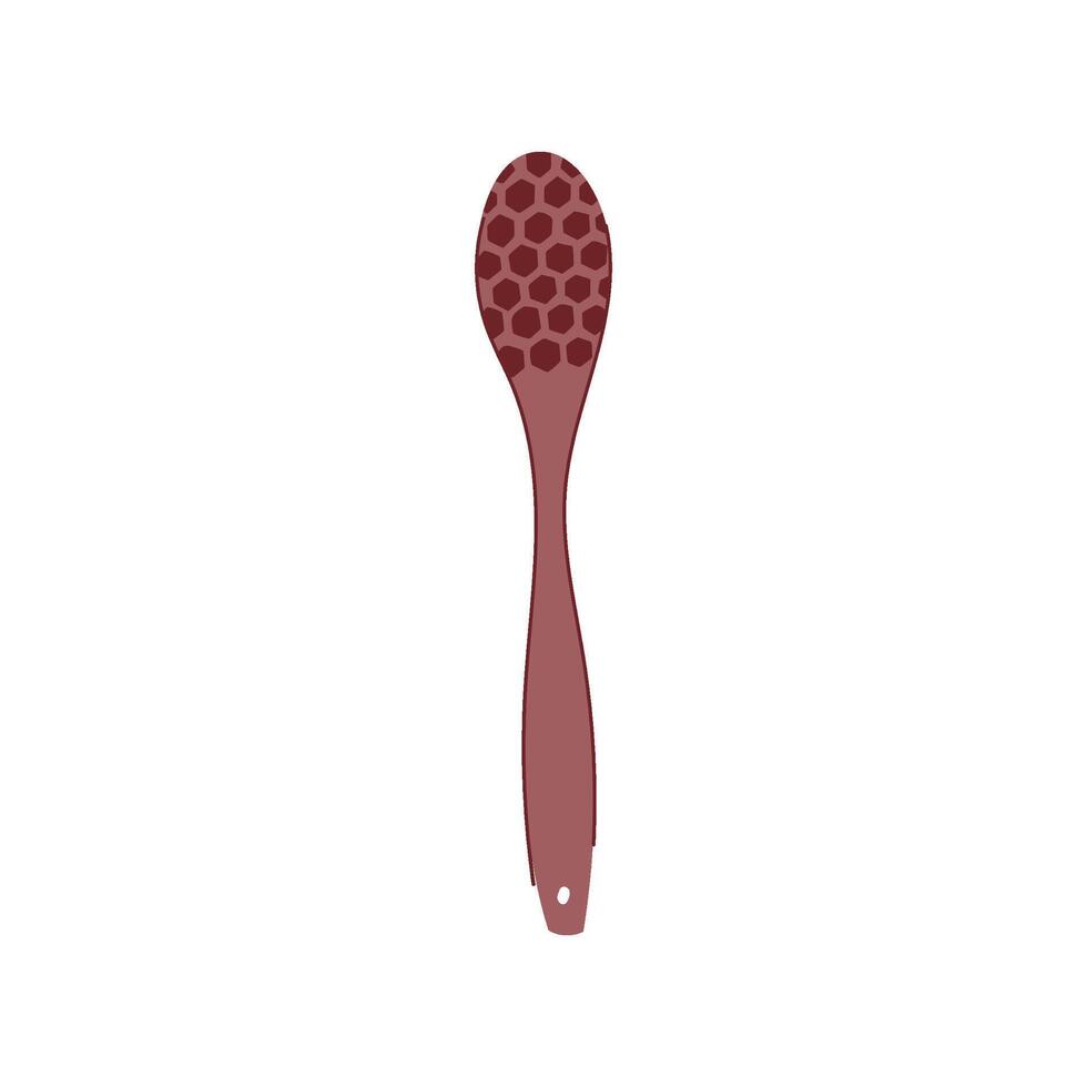 honey nectar dipper stick cartoon illustration vector