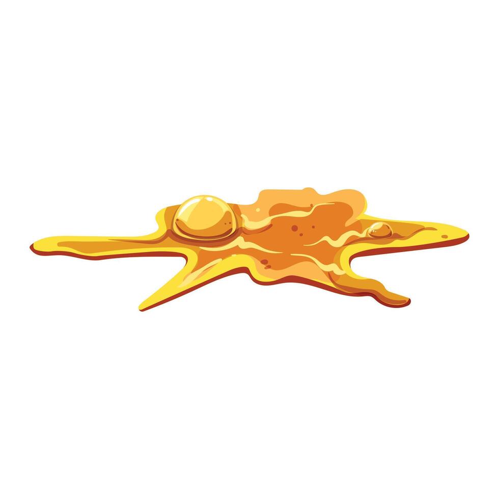 lava geothermal puddle cartoon item vector