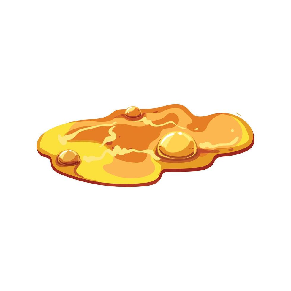 lava molten puddle cartoon item vector