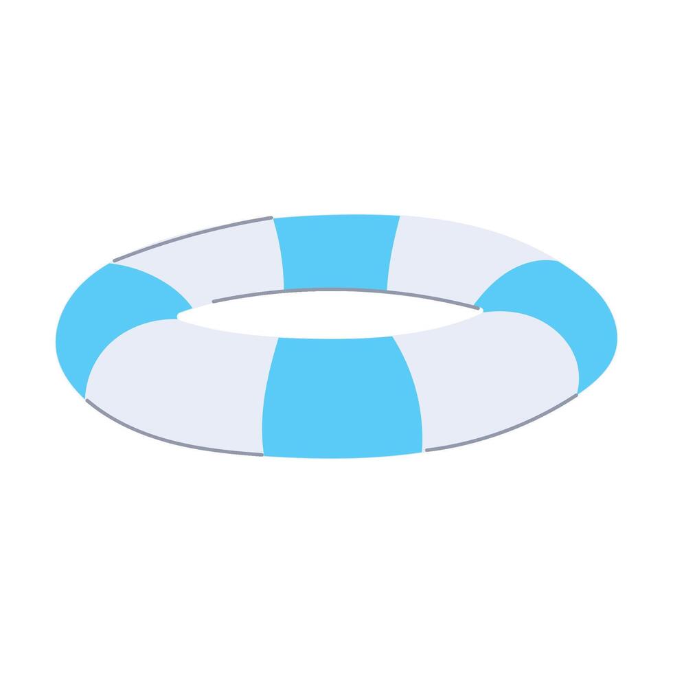lifebuoy safety cartoon illustration vector
