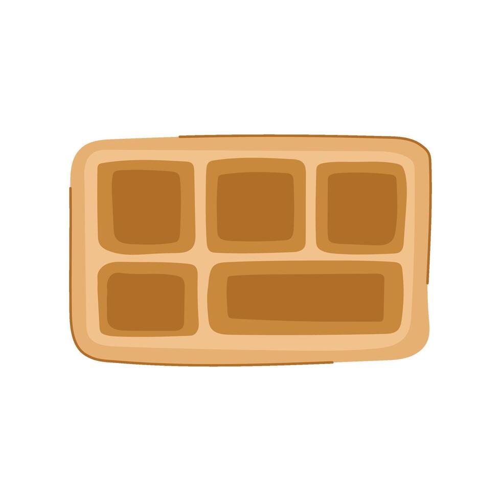 multi stackable section meal tray cartoon vector
