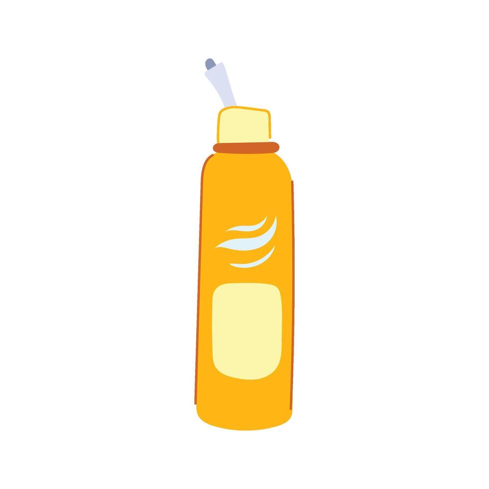 nasal squeeze spray bottle cartoon illustration vector