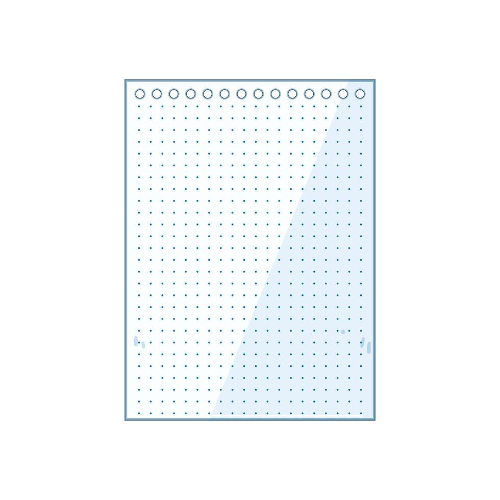 notebook college line page cartoon illustration vector