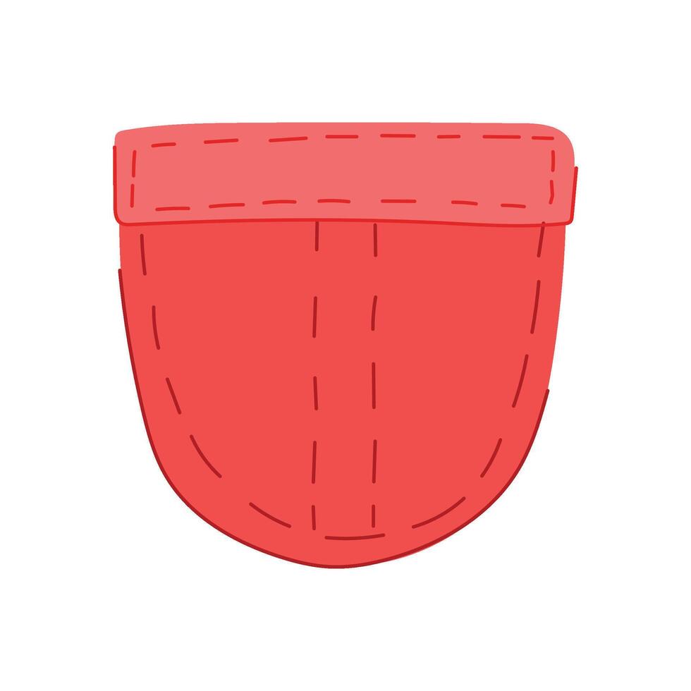 pocket mini cartoon illustration vector