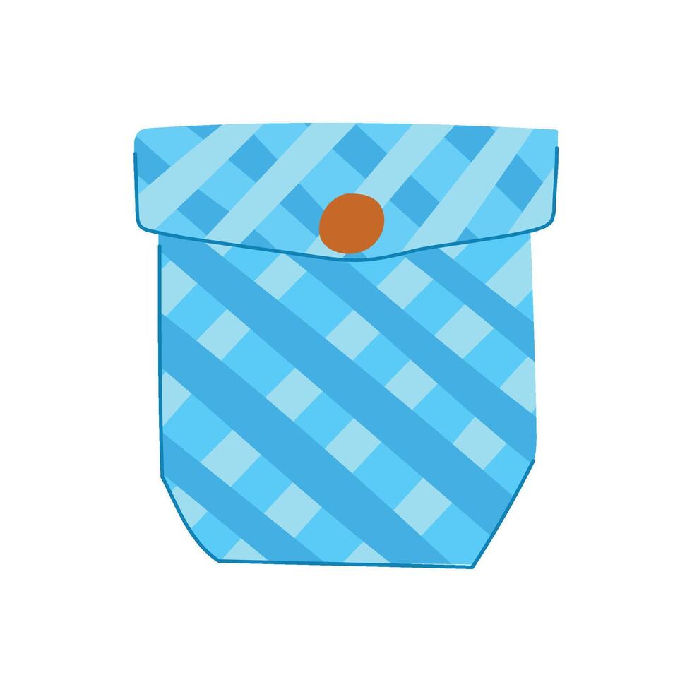 pocket accessory cartoon illustration vector