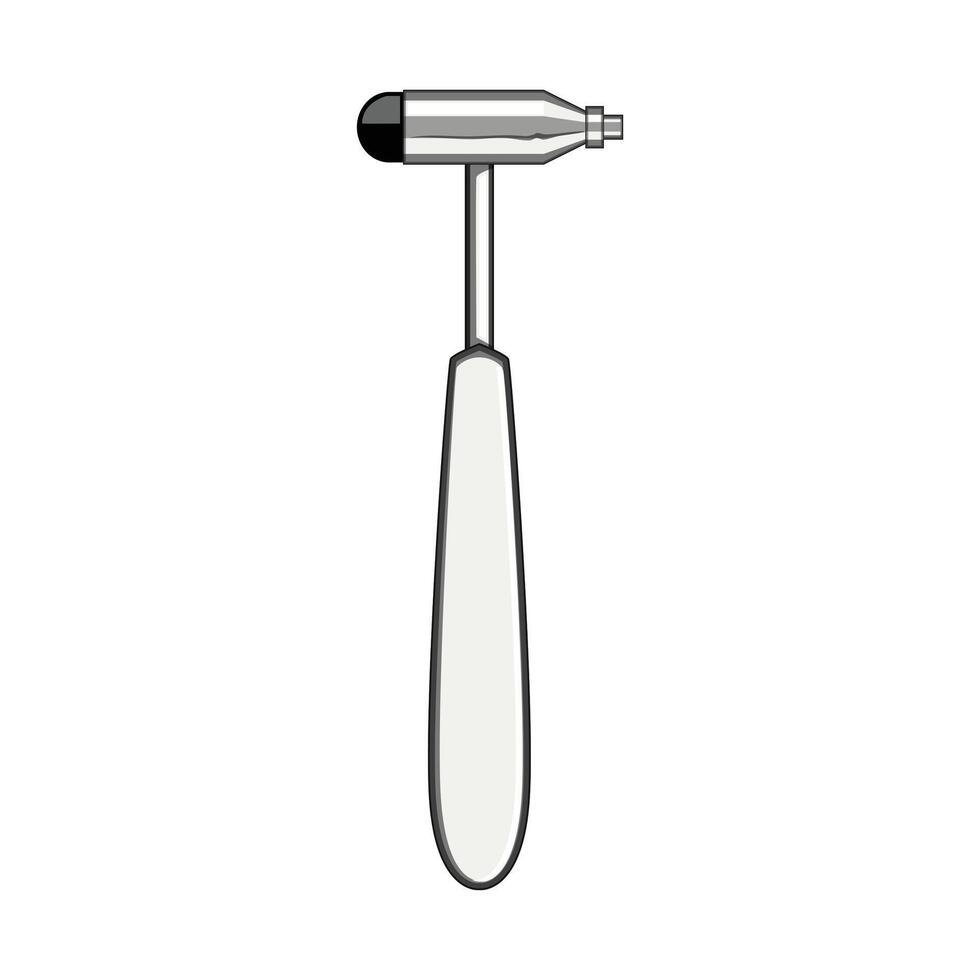 reflex tool hammer cartoon illustration vector