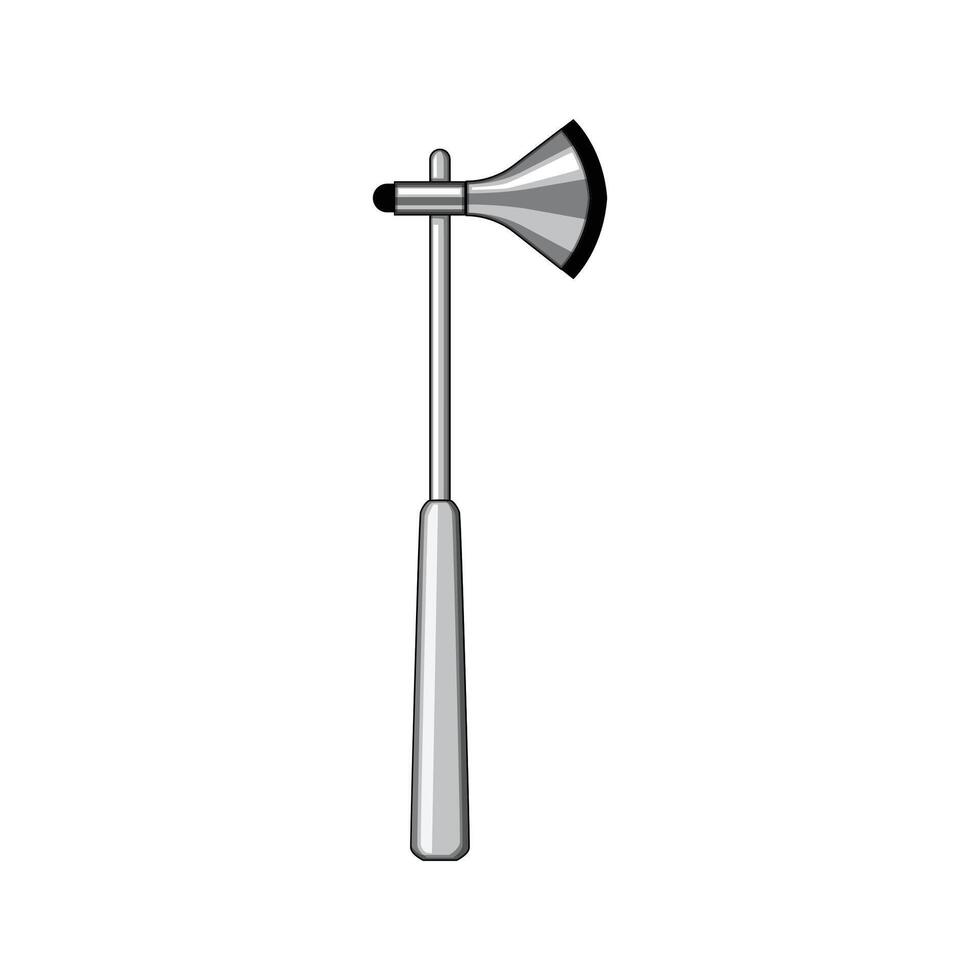reflex instrument hammer cartoon illustration vector
