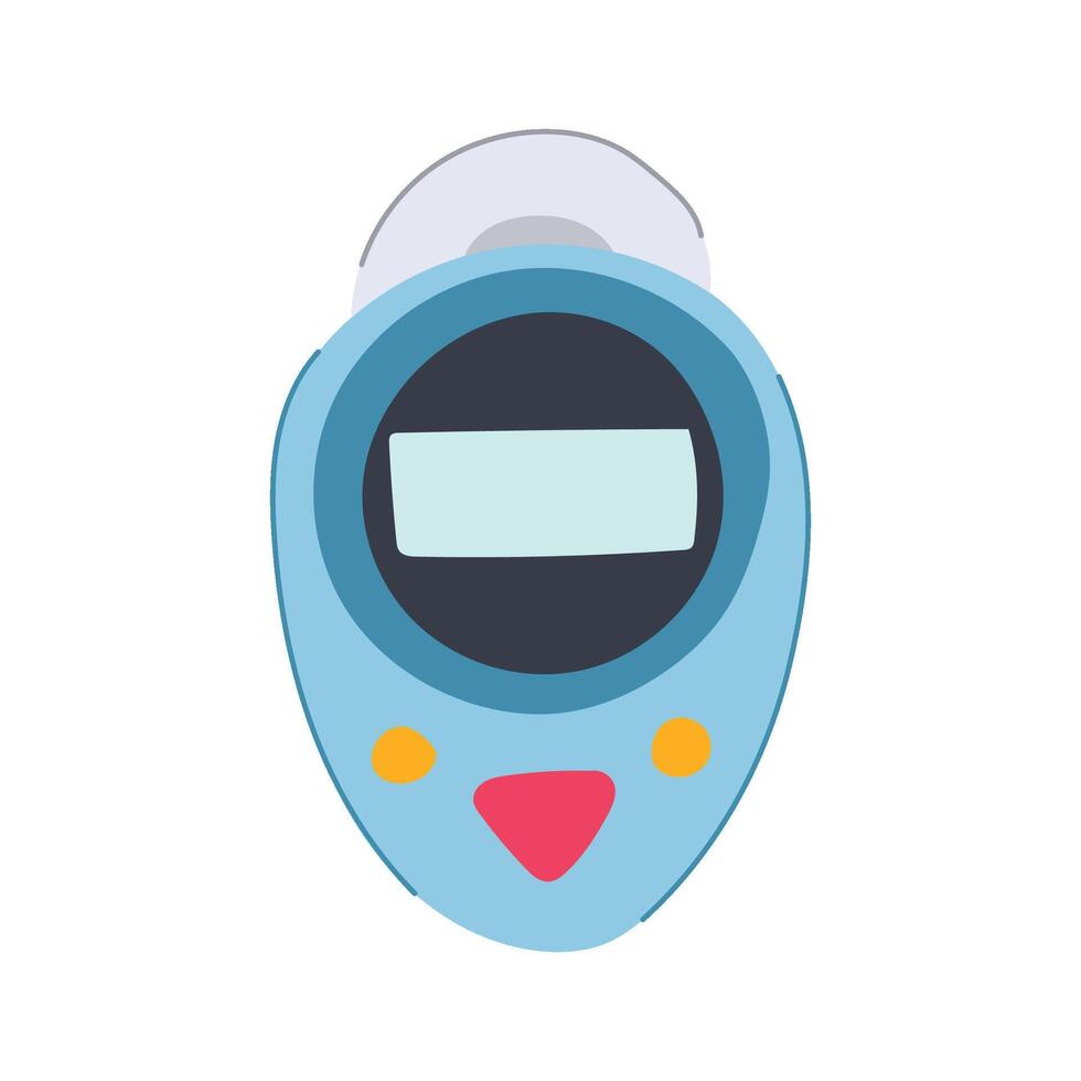 shower duration timer cartoon illustration vector