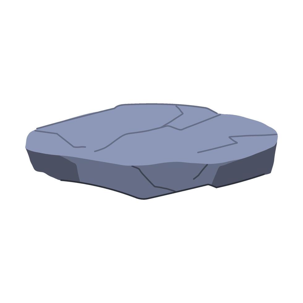 stone marble platform cartoon element vector