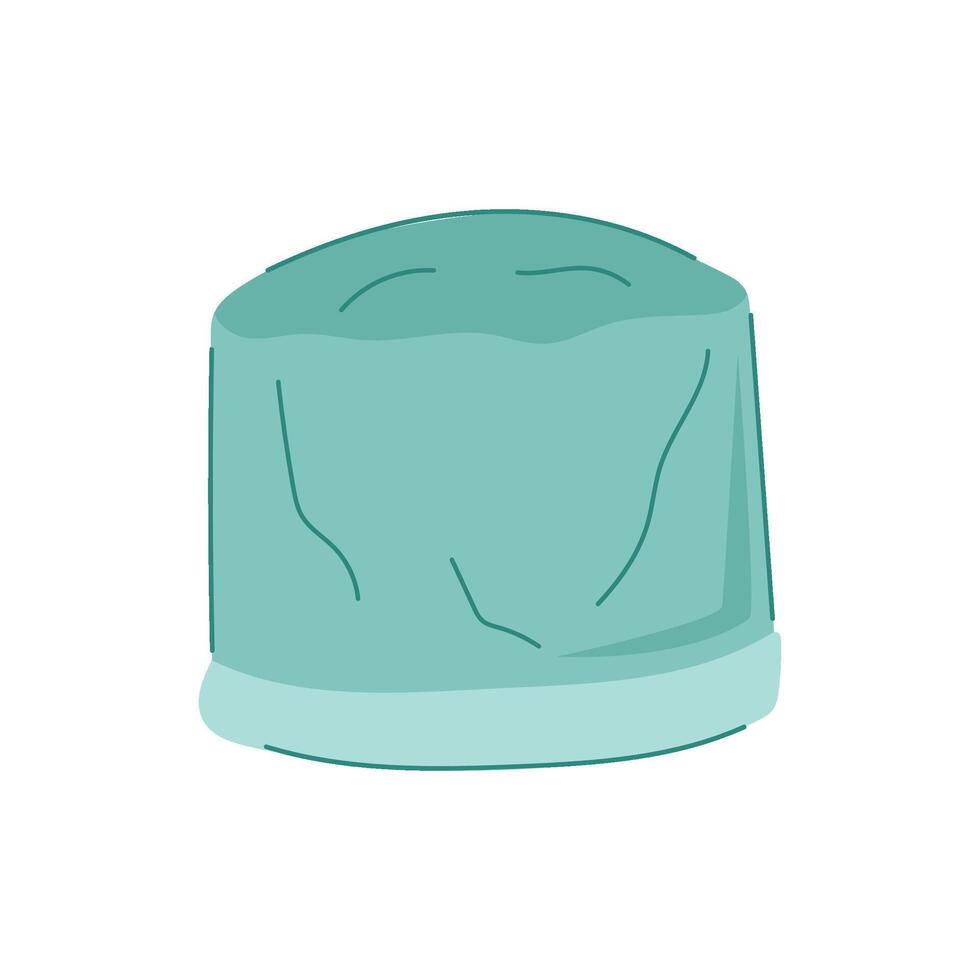 surgical sterile cap cartoon illustration vector