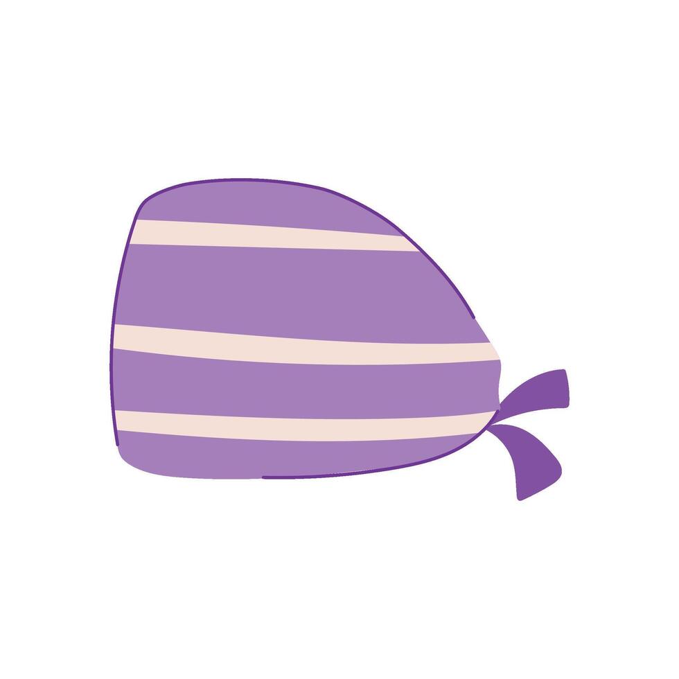 surgical reusable cap cartoon illustration vector