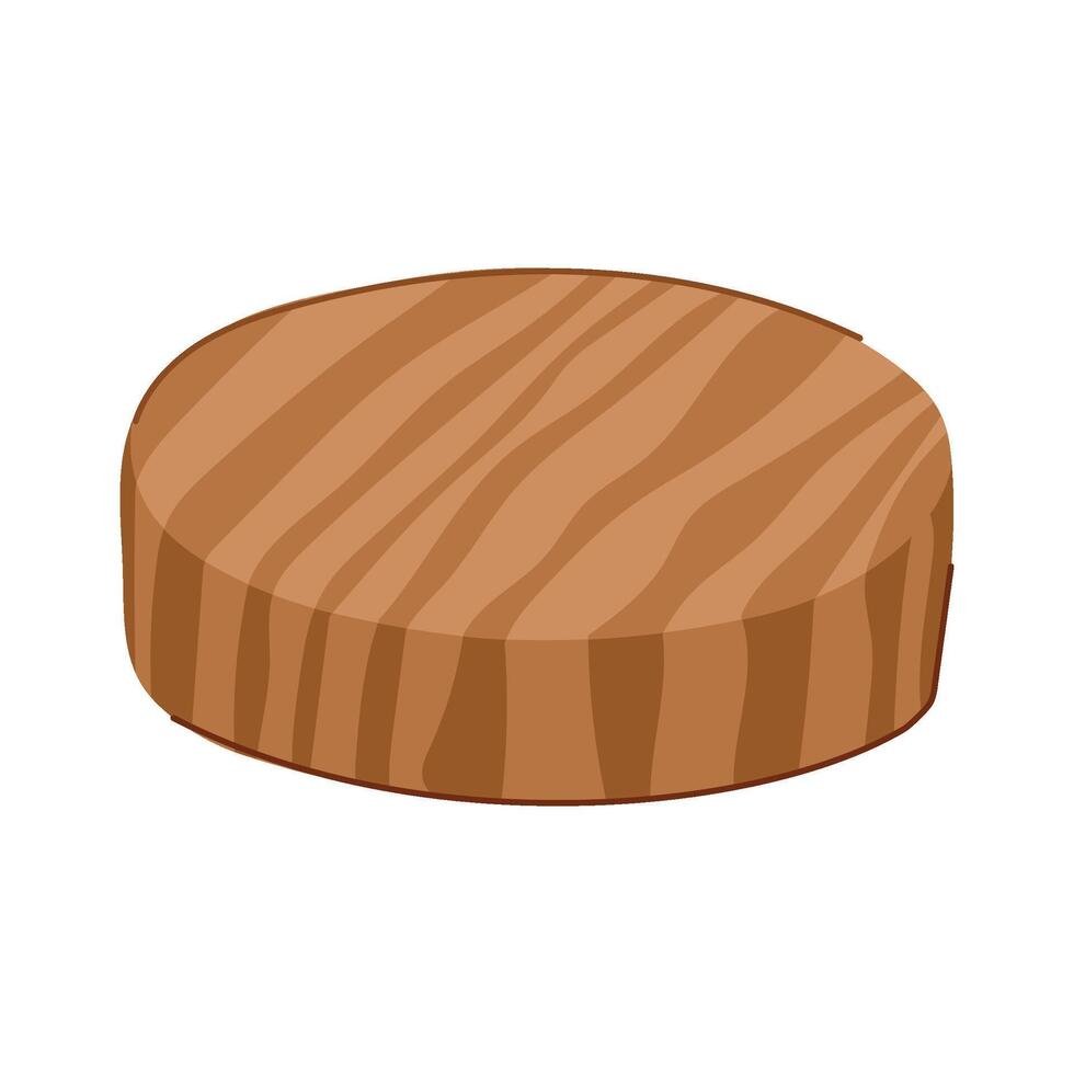 wood carpentry platform cartoon illustration vector