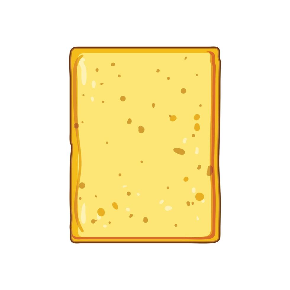 yellow sanitize sponge cartoon illustration vector