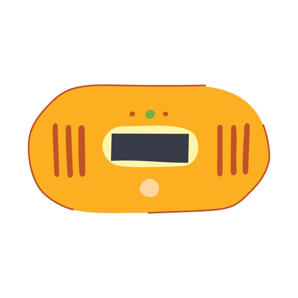 air co2 quality monitor cartoon item vector