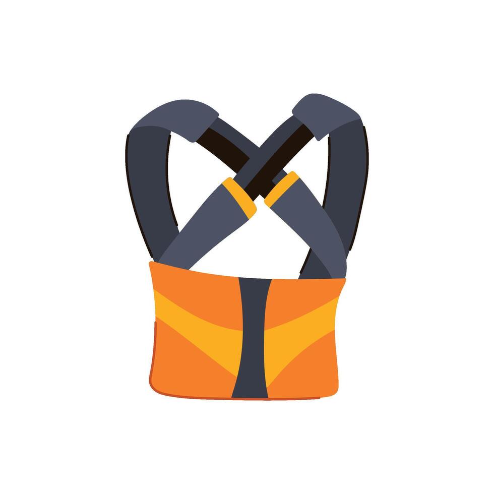 back health posture corrector vector