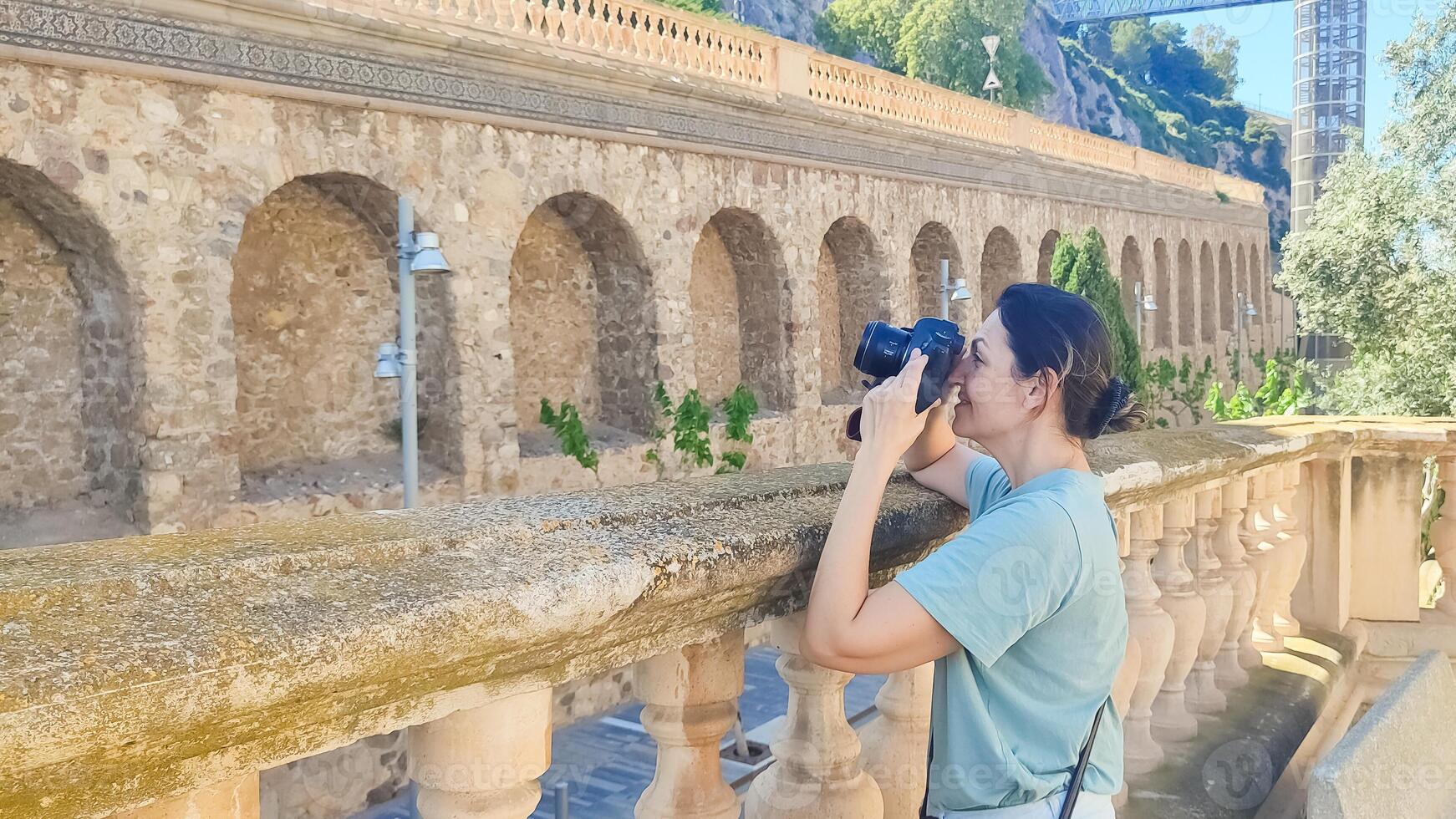 Capturing the beauty of Spain's architectural wonders during a travel adventure photo