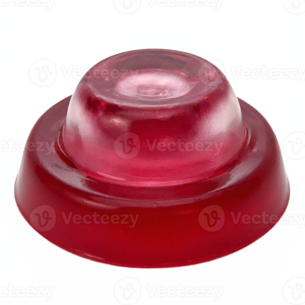 Red Soap Bar with Transparent Clipping Path on White Background Clear Clean Beauty Product png