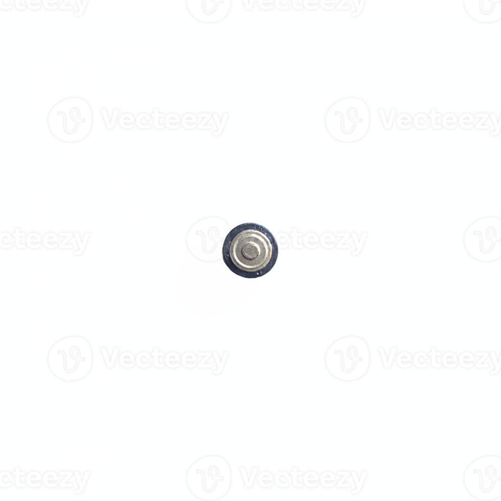 Silver Metal Bolt Fastener with Shadow on Light Blue Background Transparent Clipping Path png