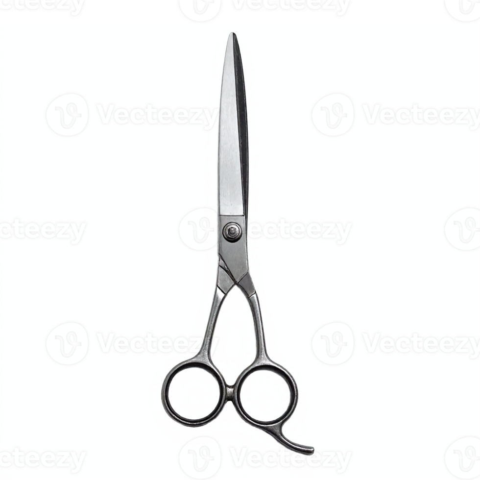 Professional Hairdressing Shears Stainless Steel Barber Scissors with Transparent Background png