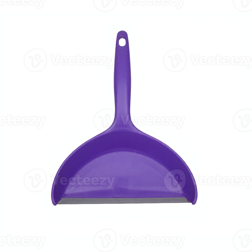 Purple Ice Scraper with Plastic Handle for Winter Windshield Cleaning Transparent Background png