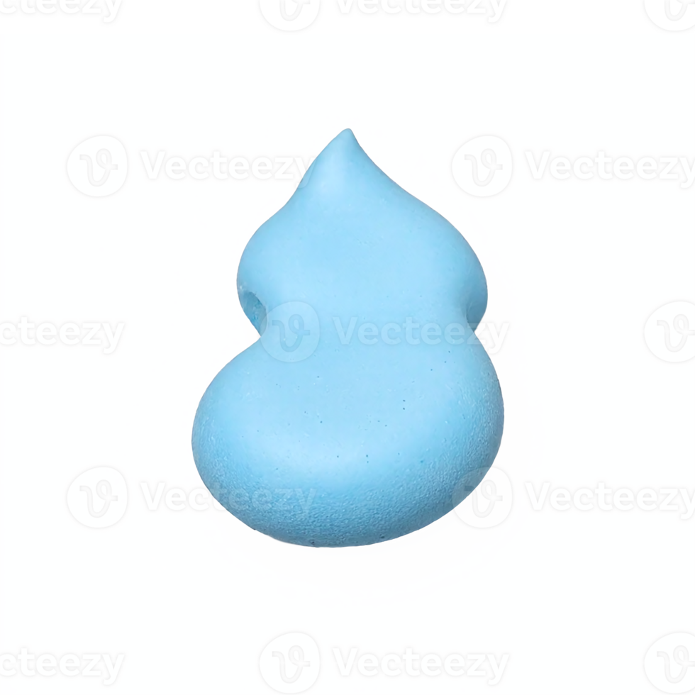 Blue Soap Foam Drop Transparent Background Clipping Path Clean Washing Bubble png