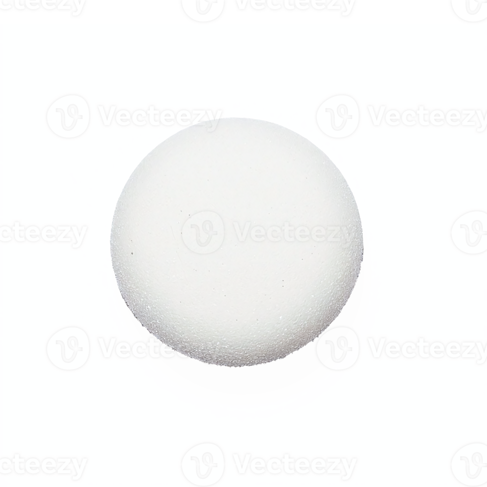 White Round Medical Tablet Pill Isolated on Transparent Background Clipping Path png